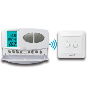 Plastic Digital Room Stat , 7 Day Programmable Thermostat With LCD Display