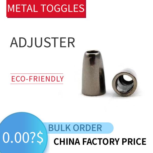 Buy Metal Cord Stoppers For Apparel Silver & Brass at wholesale prices