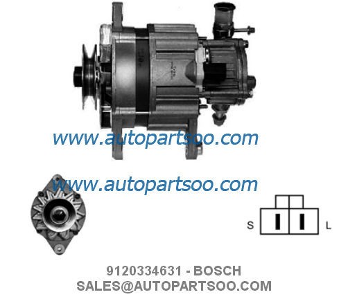 Buy 9120334631 9120334632 - BOSCH Alternator 12V 60A Alternadores at wholesale prices