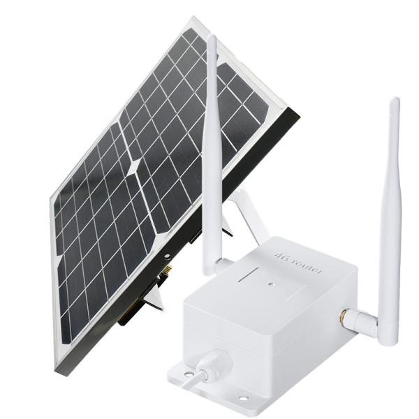 Buy Solar Power 4G Router Outdoor Lte Wifi 3G 4G Lte SIM Card To WiFi To Wired Router at wholesale prices
