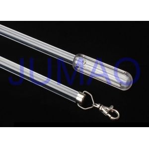 90 Cm Drapery Curtain Rods Transparent Heat Resistance Acrylic Material