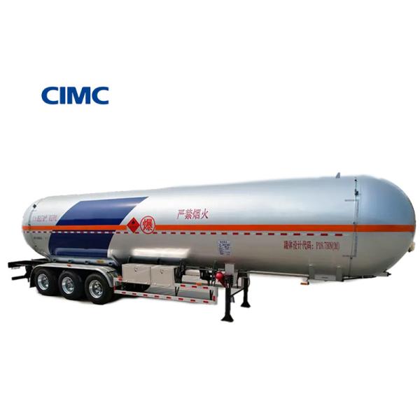 Buy 50m3 LPG Semi Trailer for Truck and High Capacity within L11390mm *W2500 mm *H3980mm at wholesale prices