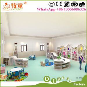 Quality High quality and Luxury International Preschool Kindergarten Reading Room Library Furniture Sets for sale