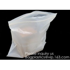 Biodegradable compostable Double Zipper Bag Ldpe Cartoon Zip lockk Bag With Logo