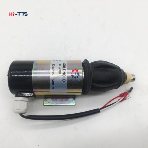 Buy 0E52318 Excavator Solenoid Valve 24V Shut Off Solenoid Valve at wholesale prices