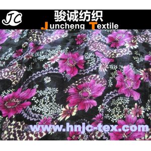 Quality New flower pattern fabric stretchy spendex polyester blended fabric for apparel for sale