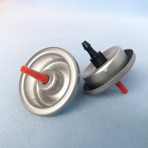 Strict Quality Control System Gas Lighter Refill Valve - Red Color Slotted Housing