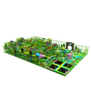 Plantation Style Kids Indoor Playground Equipment For Amusement Park KP151208