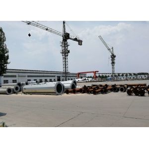 Steel Structure Painted Mobile Telecom Tower Custom Wind Speed Long Lifetime