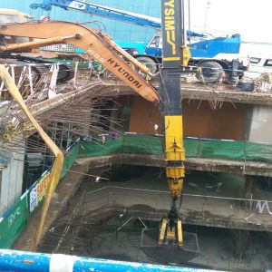 Underground Foundation Drilling Tools , KM Series Excavator Telescopic Boom