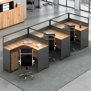 1200mm Height Sound Proof Office Furniture Partitions Matched Front Screen ,