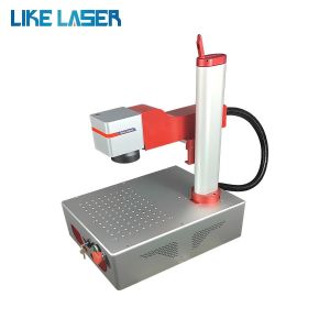 CE Certified Portable Mini Fiber Laser Marking Machine for Plastic Pet Tag Name