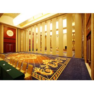 Folding Operable Partitions , Office Aluminum Sliding Doors , Room Dividers For