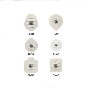 Disposable Non Woven Fabric ECG Monitoring Electrodes For Hospital