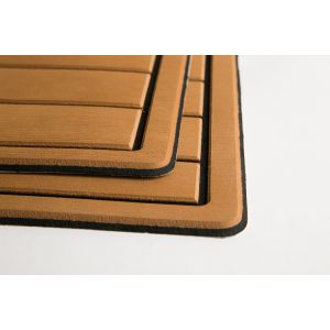 Grooved EVA Faux Teak Sheet