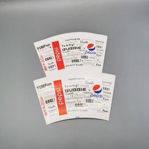 Environmentally Friendly Dispoable 160GSM 12oz Paper Cup Fan