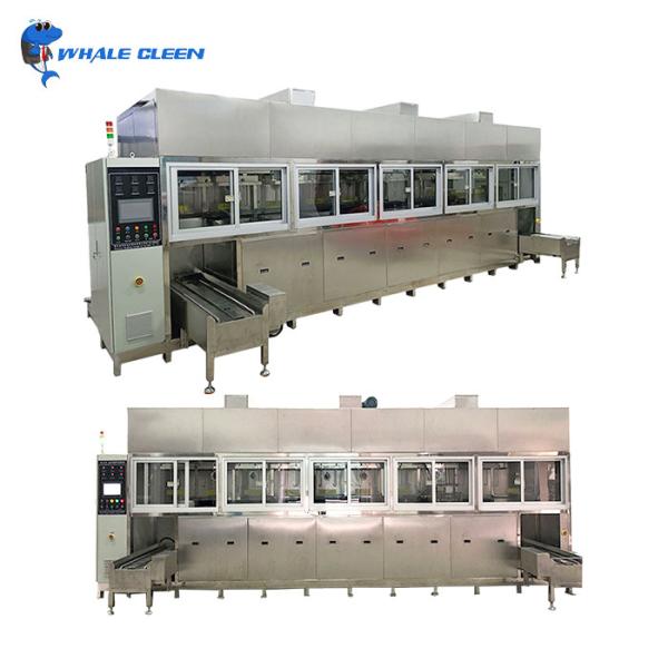 Eight Tanks Fully Automatic Industrial Ultrasonic Cleaner For Hardware Oil And