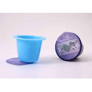 27.5mm Refillable plastic Coffee Capsule Logo Print