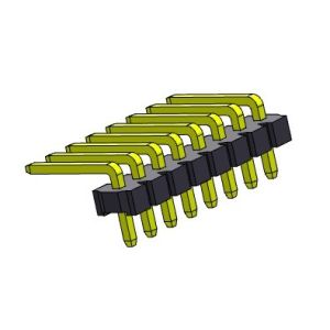 Pin Header Connector 3.96mm Single Row R/A TYPE 1*2PIN To 1*24PIN H=3.18MM