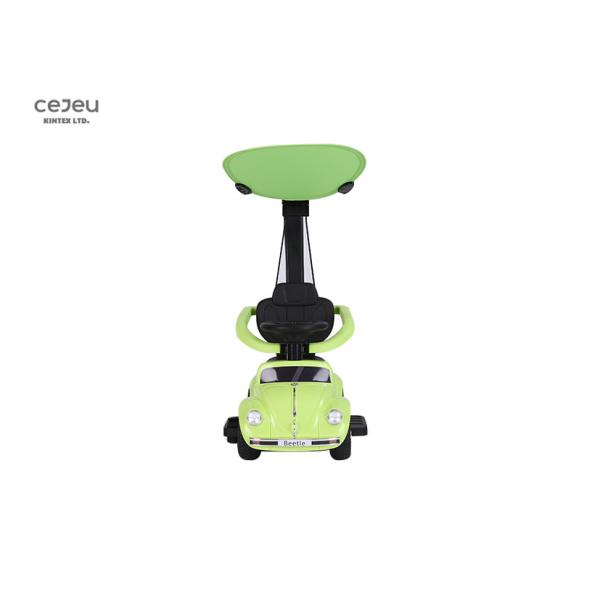 Canopy Childs Push Along Car 6.2KG Pink Mini Push Along Car 80*41*92CM