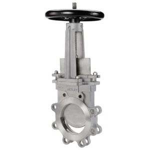 Manual Natural Rubber Sealed 150psi 316 Material Knife Gate Valve For Slurry