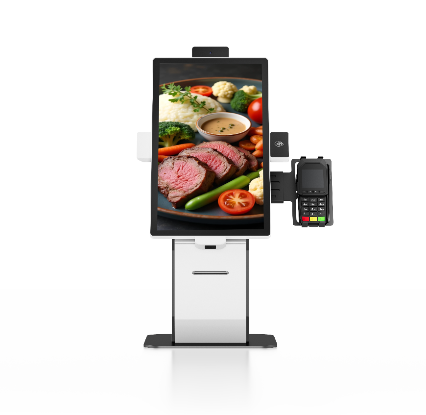 21.5-inch LCD Self-Service Kiosk with Android 11 or Windows OS