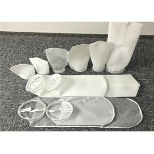 Sewn Structure Pocket Filter Bag Liquid - Solid Separation Use High Strength