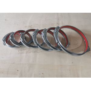 China Immediate Release 0.1mpa Carbon Steel Pipe Clamp For Ventilation System on sale
