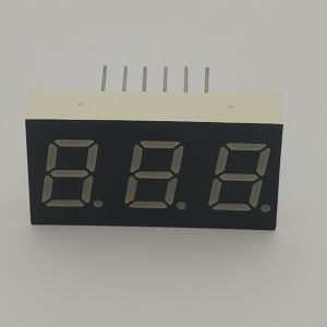 0.4 Inch Super Bright Red 7 Segment LED Display Triple Digit Common Anode