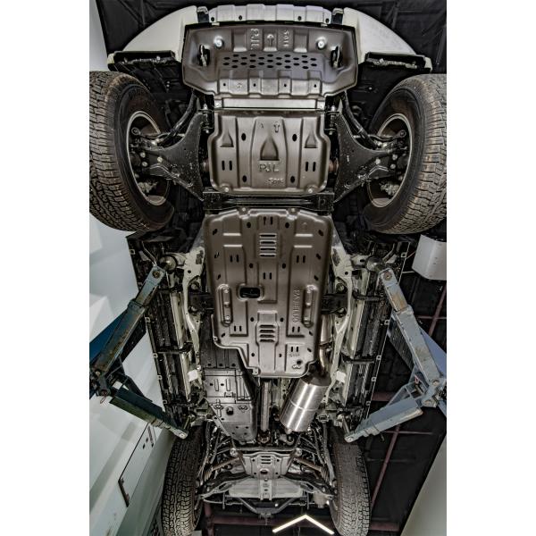 High- Gray Underbody Guard Engine Protection Skid Plates for Mitsubishi Pajero V93 V97