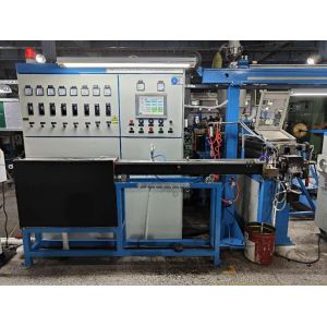 High Speed 60+35mm Insulation Wire Extrusion Line With Auto Take Up Machine