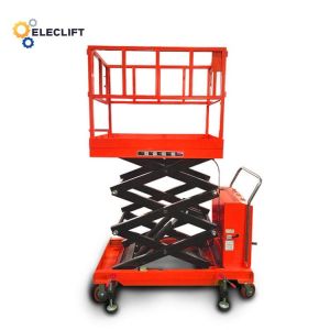 Quality 2.2kw Portable Scissor Lift Table Cart Button Control for sale