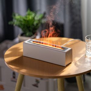 Buy cheap HOMEFISH Flame Simulation Humidifier Large Capacity Desktop Aromatherapy from wholesalers