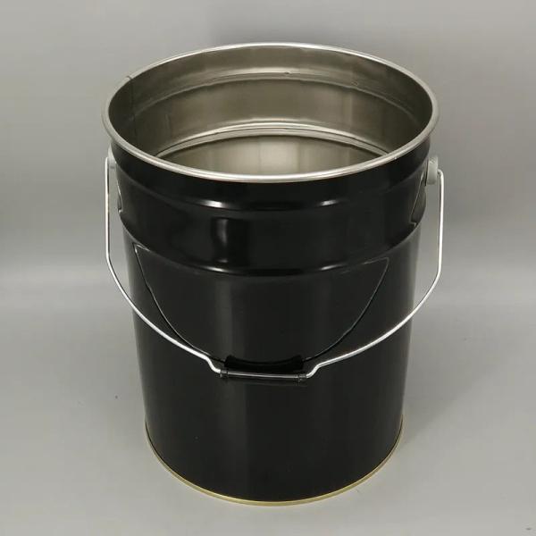 Buy Rust Resistant Metal Paint Bucket Tinplate Pails With Handle at wholesale prices