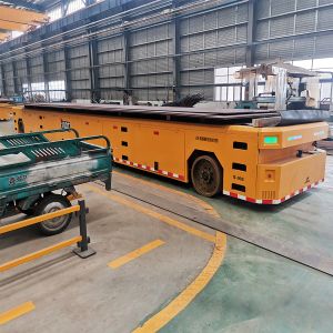 Electric Battery Transport Cart Omnidirectional Load Transfer Trolley