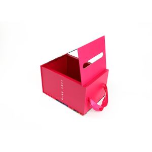 Greyboard Recycled Cardboard Jewelry Boxes , Magnetic Folding Gift Box With