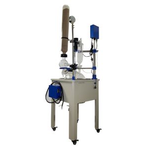 Explosion Proof Single Layer 30L Chemical Glass Reactor