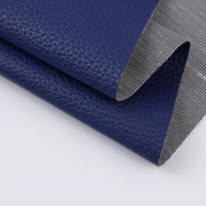 PVC Litchi Grain Artificial Leather for Furniture 54 Inches Wide