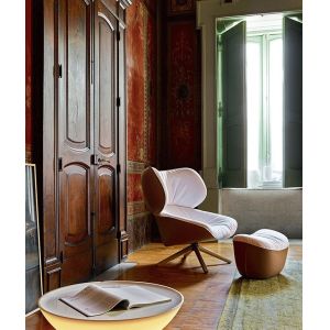 Recliner Italian Designer Classic Modern Luxury Fiberglass Upholstered PU Tabano