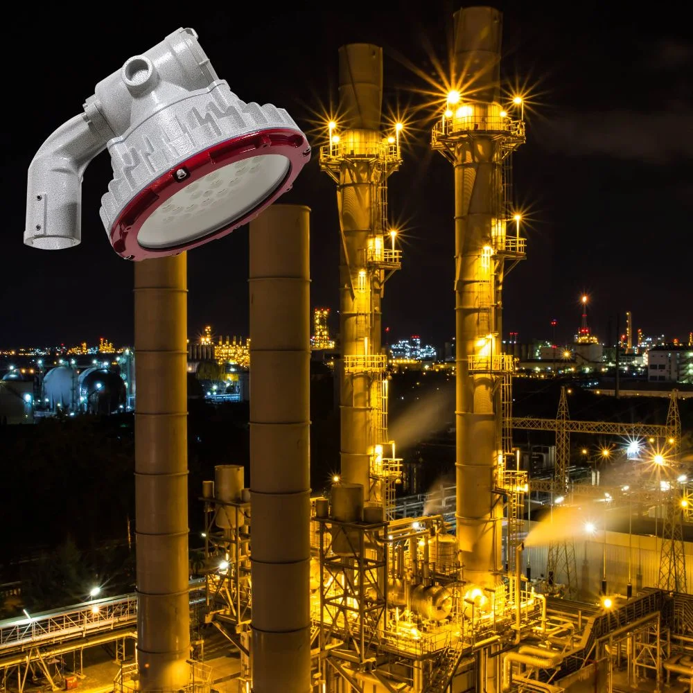 Ex LED Explosion Proof Light Atex Certified 60W Zone 1 Zone 2 LNG Gas Station Oil Industry Light Ocean Platform Light