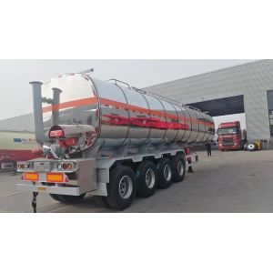 4 Axle Fuwa 50000L Fuel Tanker Trailer Pneumatic Operating Discharge