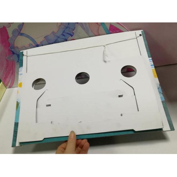 Cardboard Hanger Three Pocket Sidekick Power Wing Display