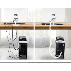 Lightweight Multifilament Pet Wrap Braided Sleeving For Cable Harness