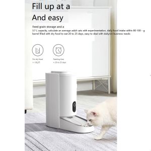 Automatic Pet Feeder Dispenser for Dogs and Cats Product Size 370*163*370 mm