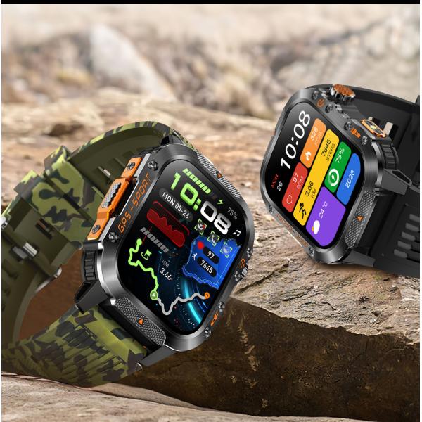 IP68 Waterproof GPS Smart Watch with 30m Waterproof and Long Battery Life for Outdoor Activities