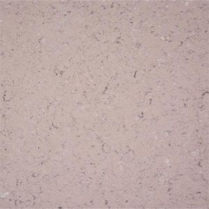 China 12MM Nude Colored Carrara Quartz Stone With Chalky Dark Veins on sale