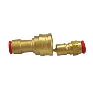 CNC Machining 3/8 Inch Brass Male Quick Connector
