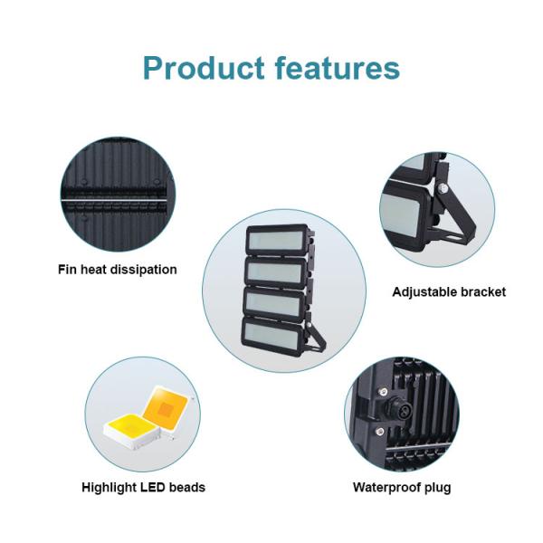 KCD Modular Outdoor High Bright Reflector LED Flood Light IP65 Waterproof for Garden and Landscape