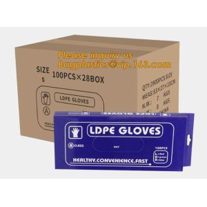 kitchen cooking barbecue plastic gloves pe disposable gloves waterproof