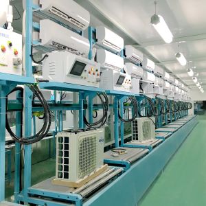 Quality Split Type Air Conditioner Auto Production Line with Leak Detection &amp; Performance Test Integration for sale